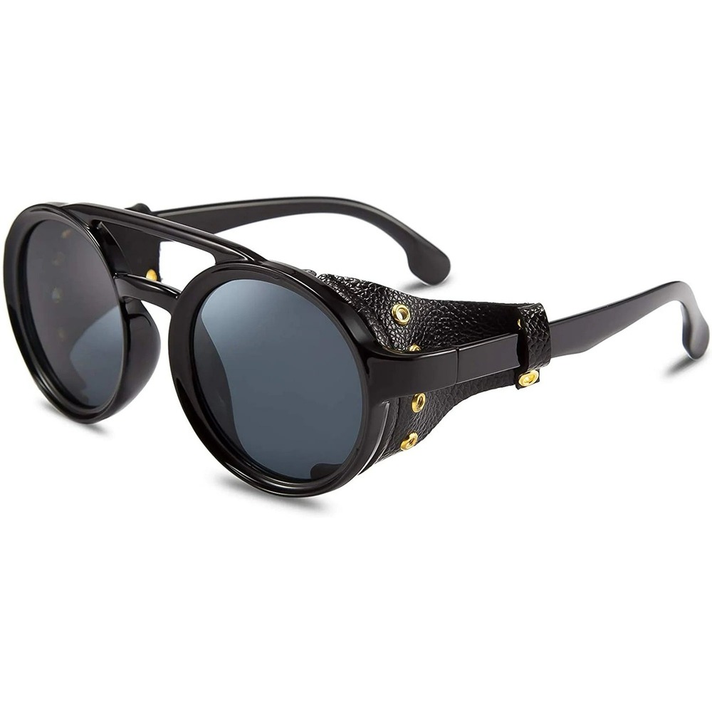 Sunglasses OVERSIZED Round Circle SHIELD Large Lens Women CARLA Celebrity MASK - Picture 5 of 13
